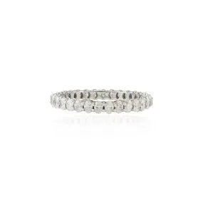 14K Gold Oval Cut Diamond Eternity Band