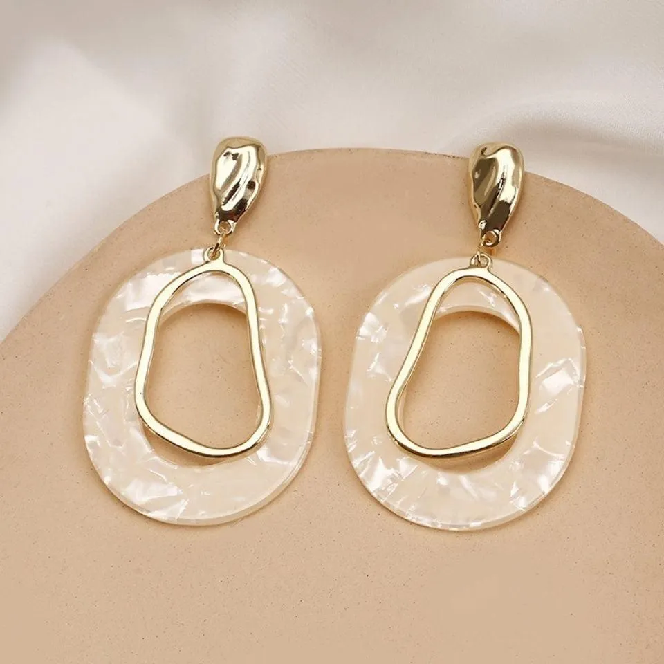 925 Silver Women's Hoop Geometric Shapes Earrings Dangle Drop Packs