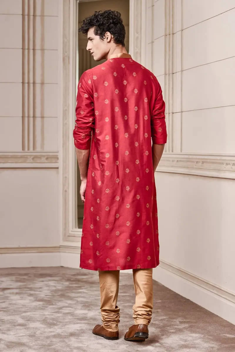 All Over Thread Butti Embroidered Kurta set