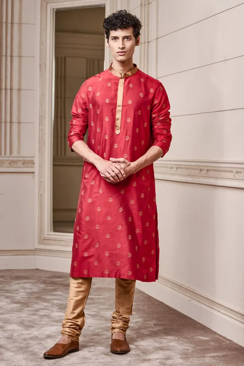 All Over Thread Butti Embroidered Kurta set