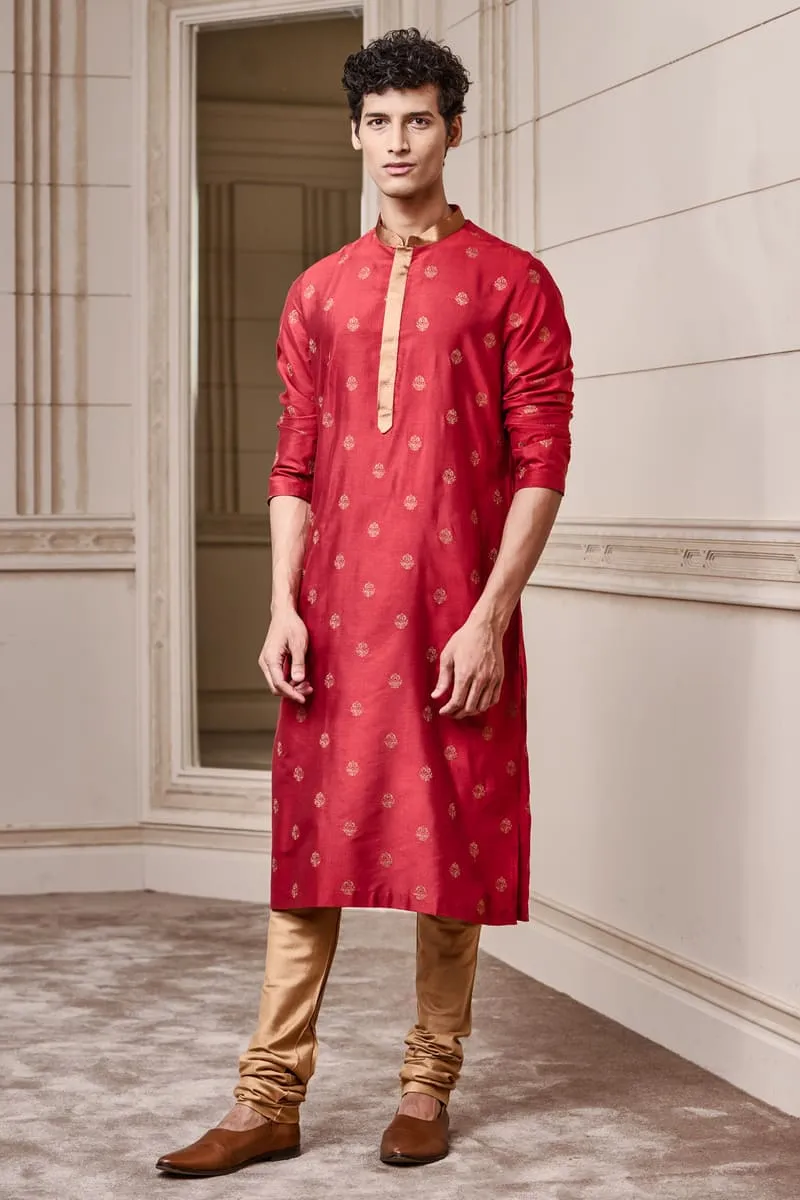 All Over Thread Butti Embroidered Kurta set