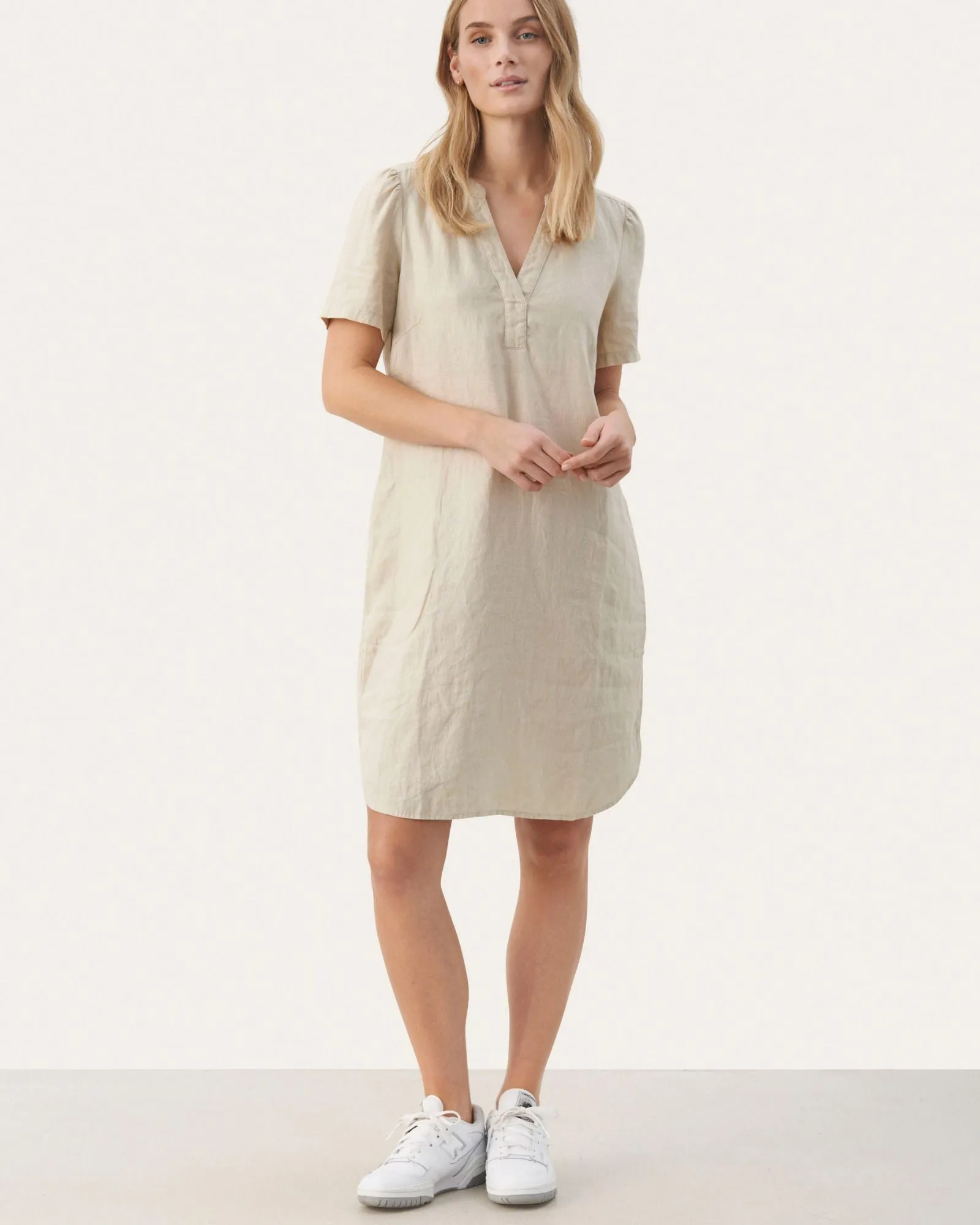 Aminase Linen Dress