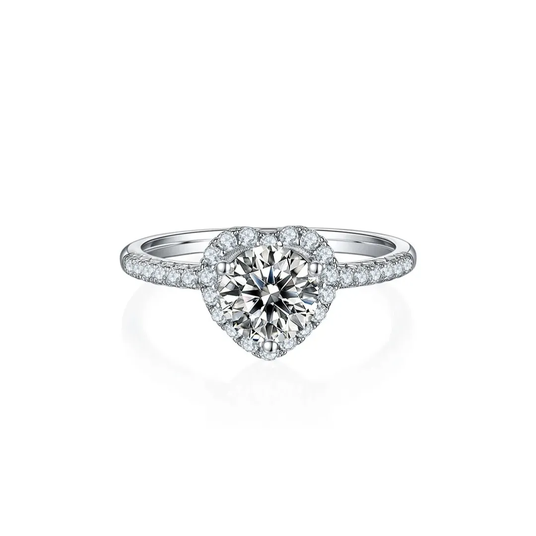 AMOR MOISSANITE RING