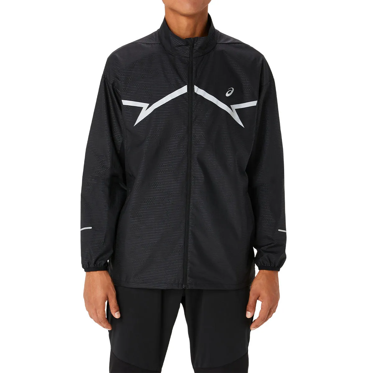 Asics Lite-Show Jacket Men Black '  