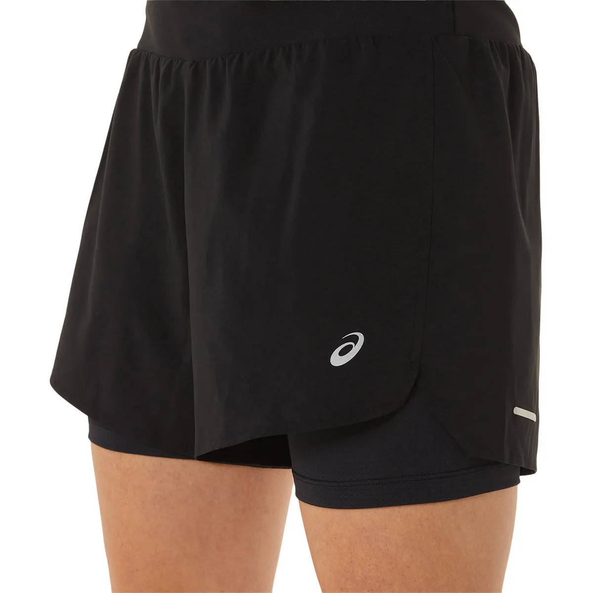 Asics Road 2-N-1 5.5In Short Black   