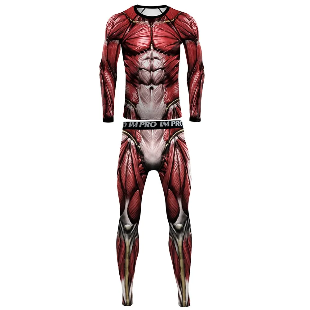 Attack on Titan '9 Titans' Elite Long Sleeve Compression Set