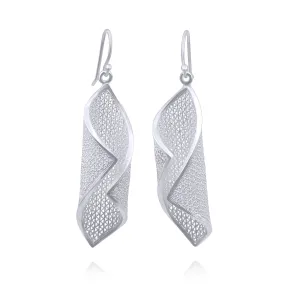 AVA SILVER MEDIUM EARRINGS FILIGREE