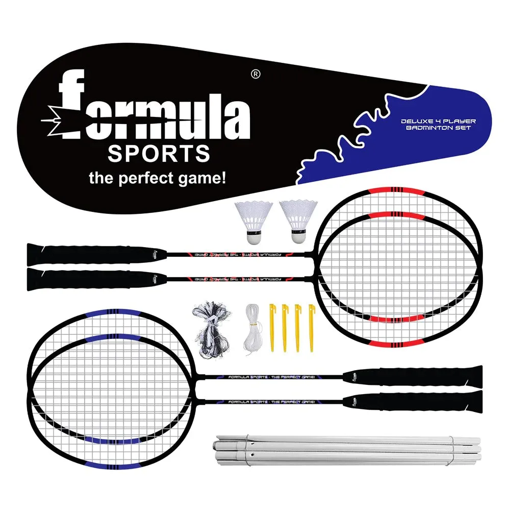 BADMINTON 4 PLAYER DELUXE SET