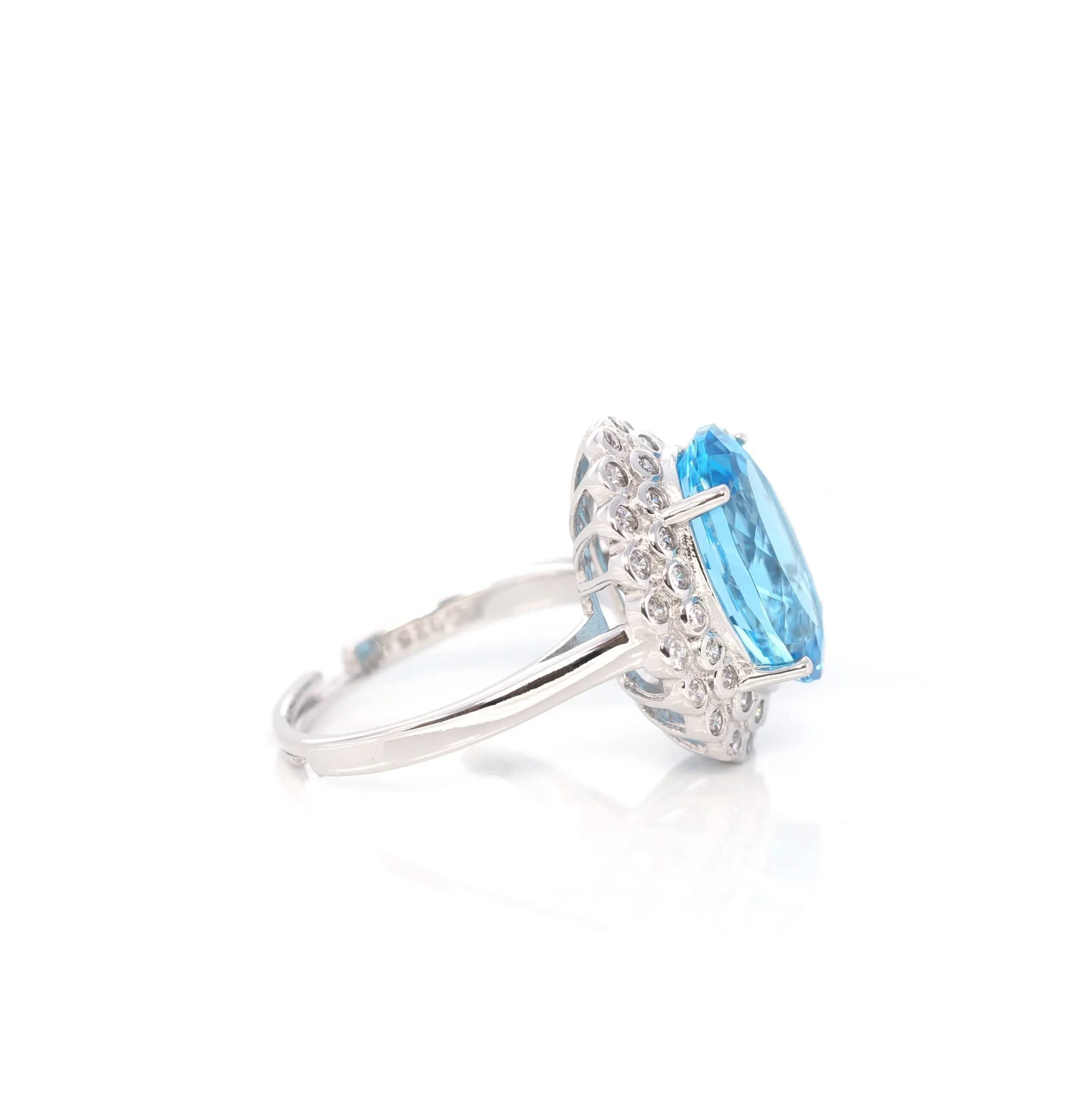 Baikalla? Sterling Silver Sky Blue Topaz Ring