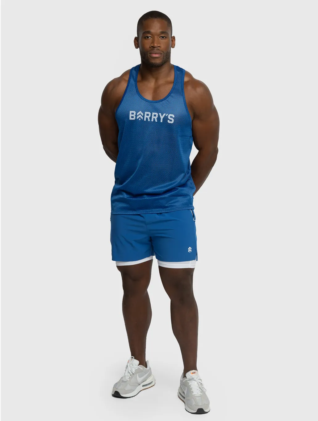 BARRY'S COBALT RELAY MESH TANK