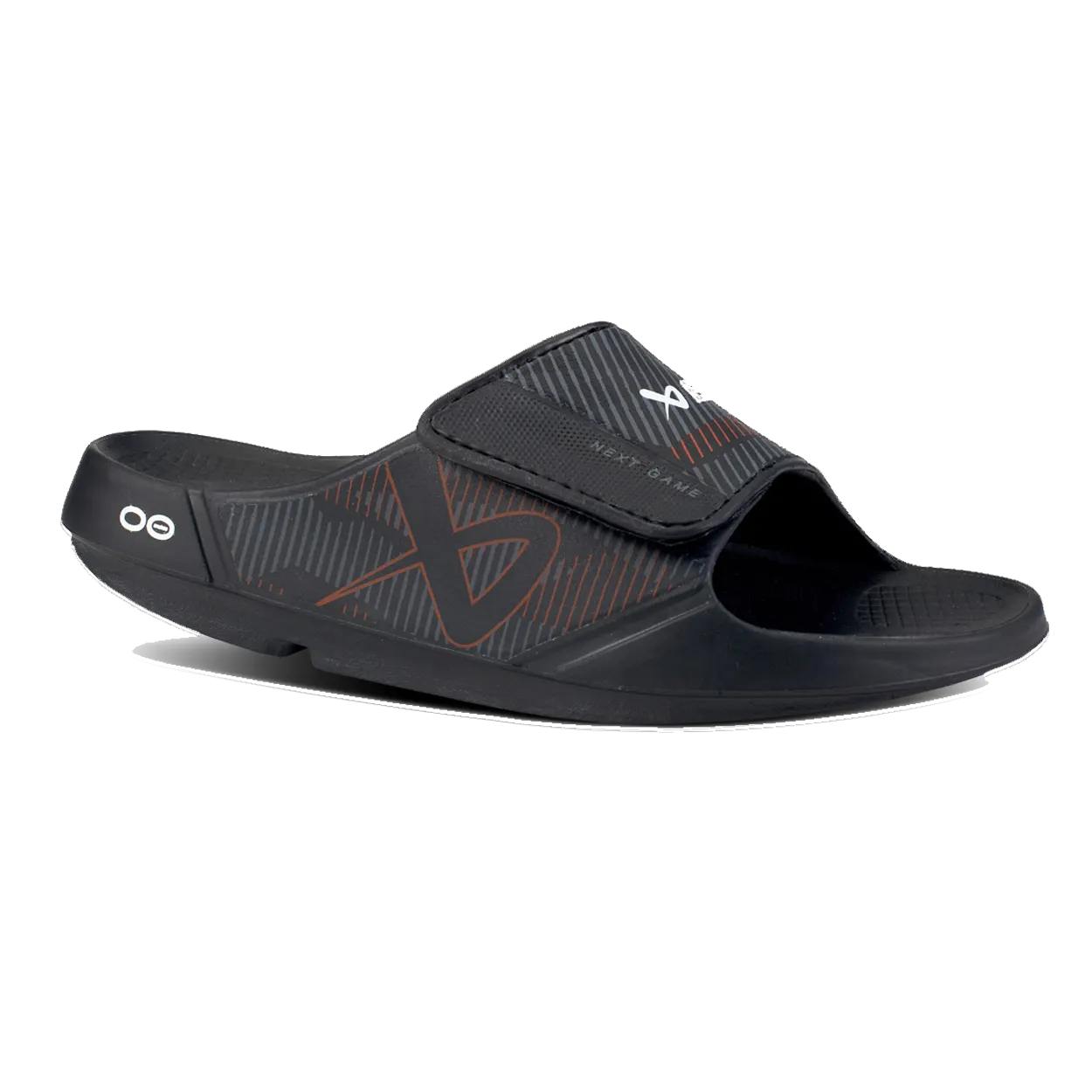 BAUER OOFOS NEXT GAME SPORT FLEX SLIDE BLACK SENIOR