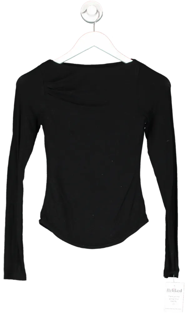 bayse X Molly King Black Long Sleeve Top UK XS