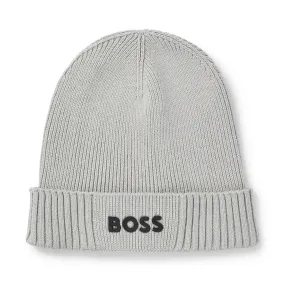 Boss Asic Beanie X Hat - Light Grey