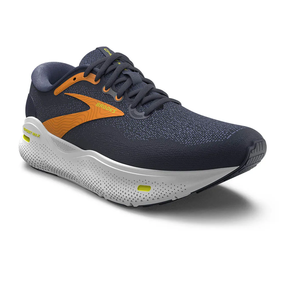 Brooks Ghost Max (Mens) - Crown Blue/Black Iris/Marigold