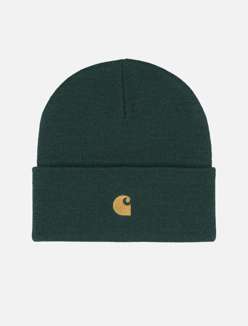 Carhartt WIP Chase Beanie Juniper / Gold