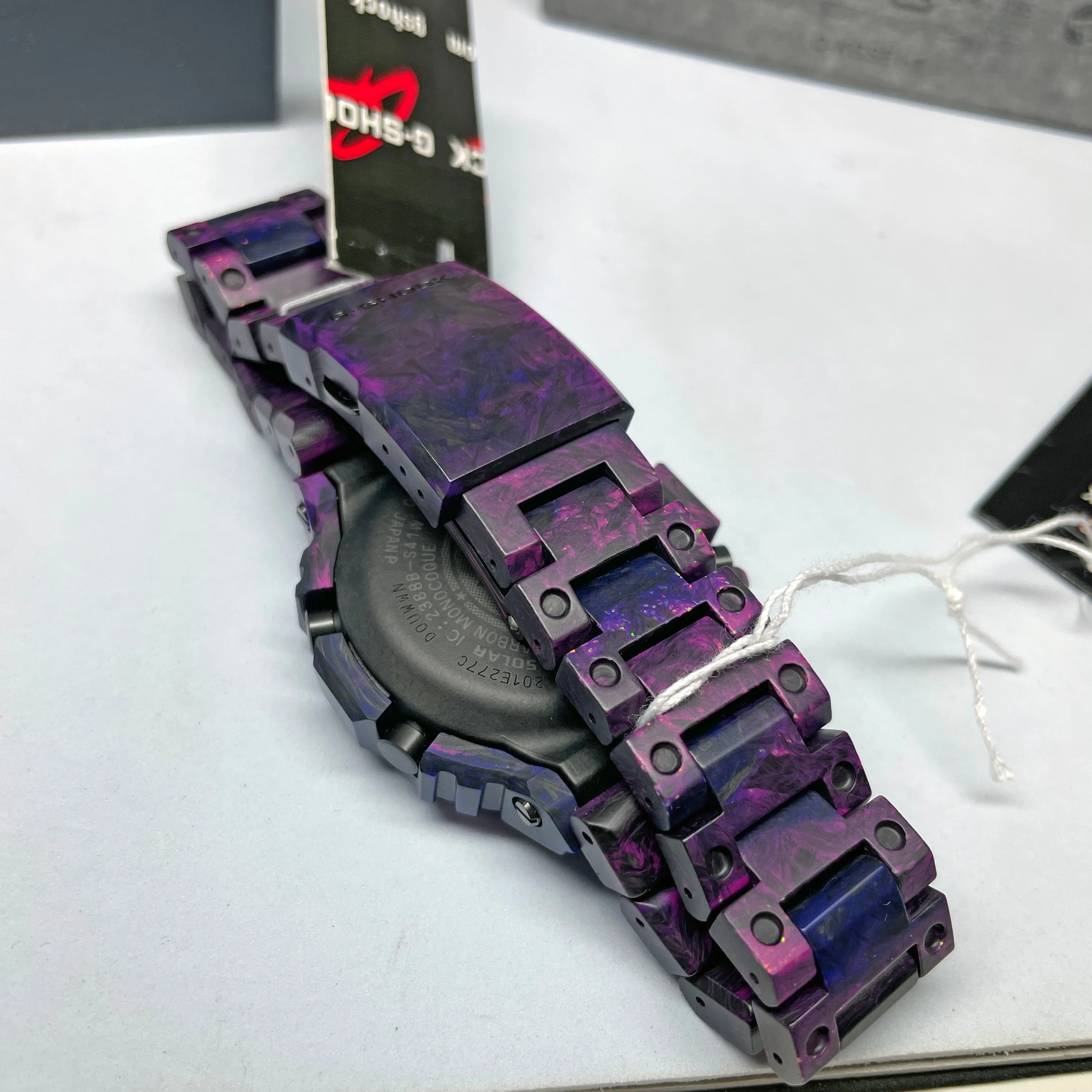 CASIO G-SHOCK GCWB5000UN-6 Purple 40th Anniversary Full Carbon Square Watch