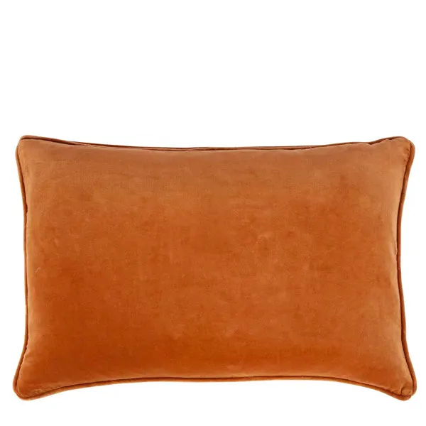 Chelsea Velvet Cushion (Brown) - 60 x 40cm