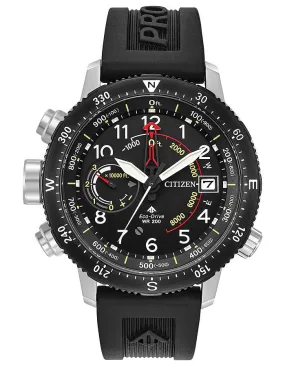 Citizen Eco-Drive Promaster Altichron - Black Dial - Altimeter - Compass - Date