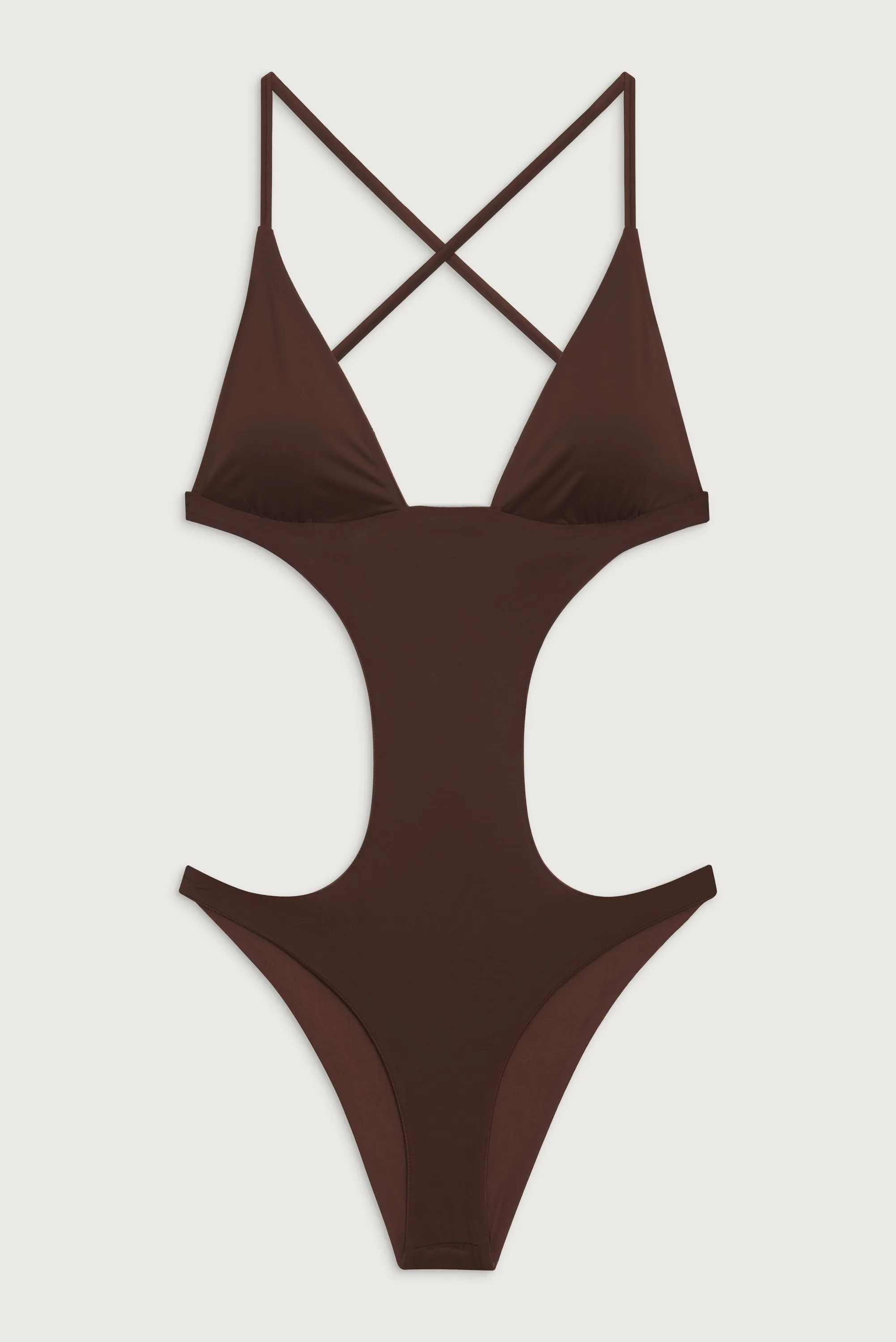 Cruise Monokini One Piece Swimsuit - Cinnamon