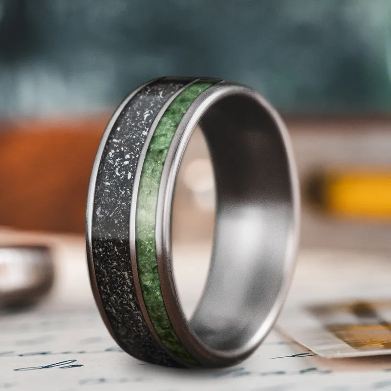 Custom Design - 2-Inlay Offset Ring hqQVrCIRxGL1yJRo1zI0O0pJ