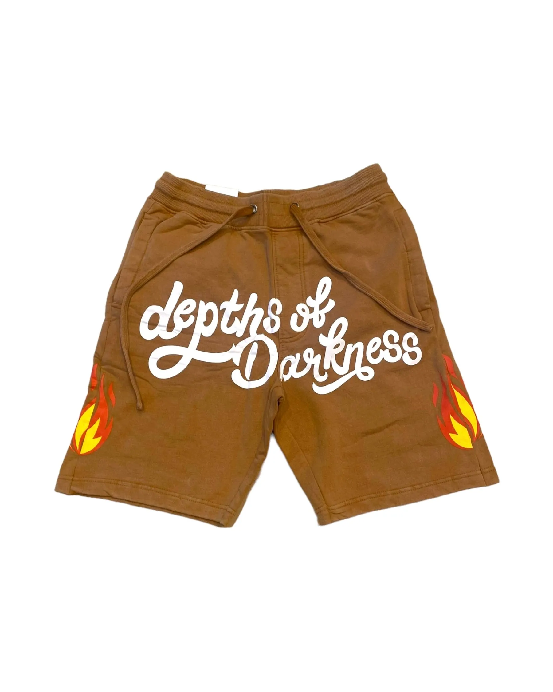 Darkness Acid Wash Short Set