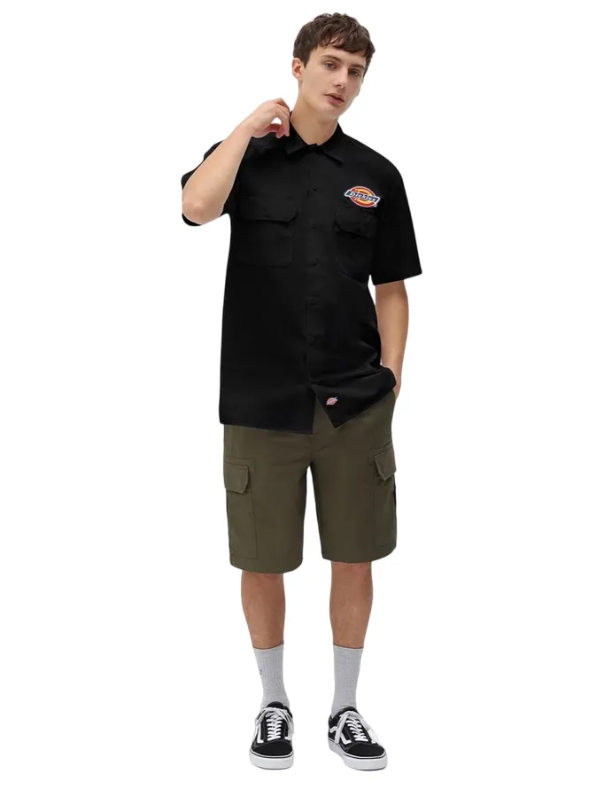 Dickies men's short sleeve shirt Clintondale DK0A4XRRBLK1 black 