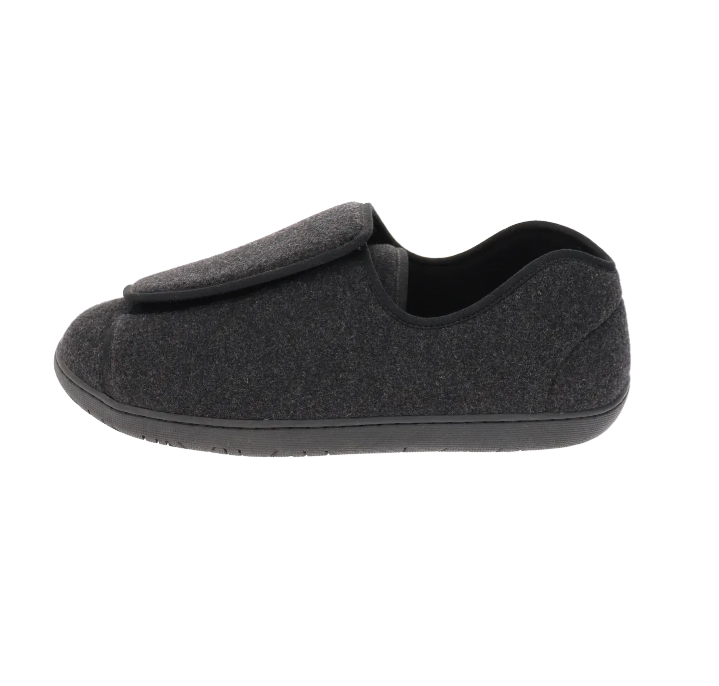 Doctor 2 Black Wool Slipper