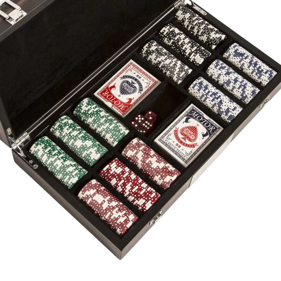 Ebony Poker Set