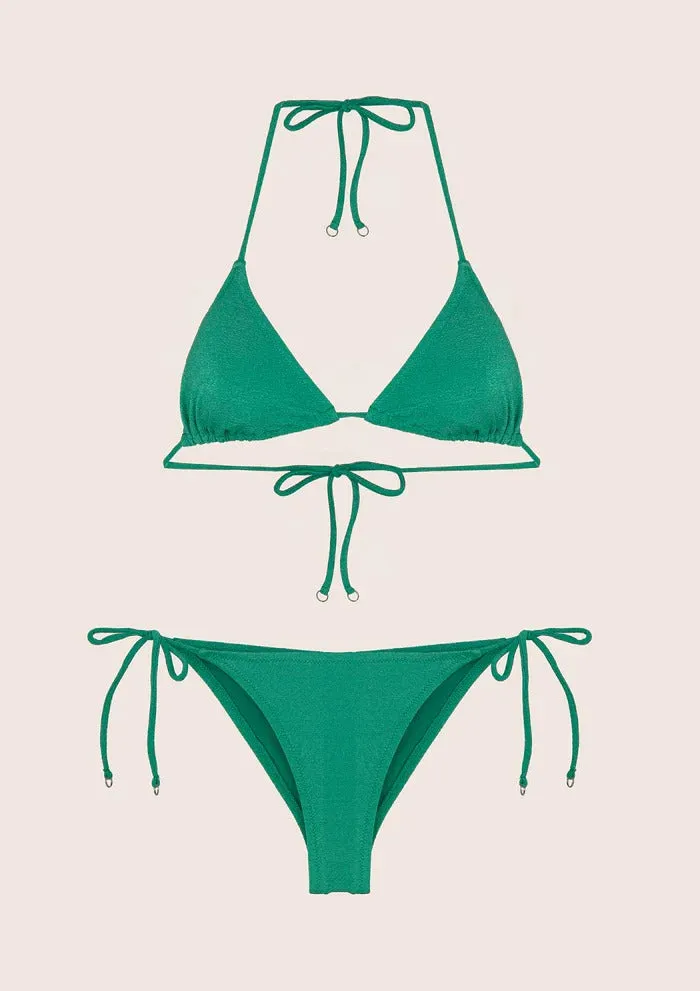 EFFEK BIKINI TRIANGOLO E SLIP BRASILIANO VERDE