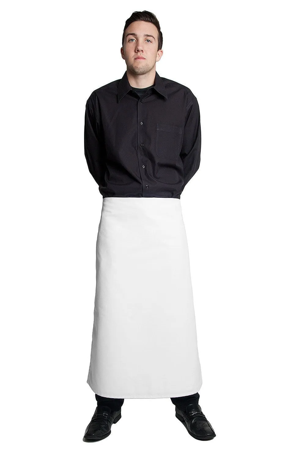 Fiumara Apparel White 4-Way Waist Apron 32L by 30W