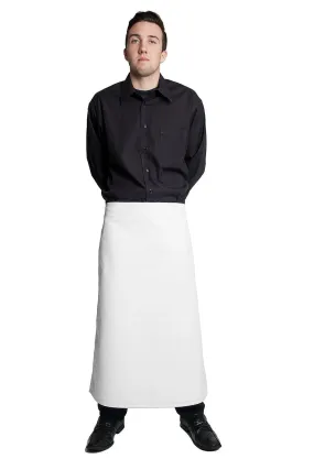 Fiumara Apparel White 4-Way Waist Apron 32L by 30W