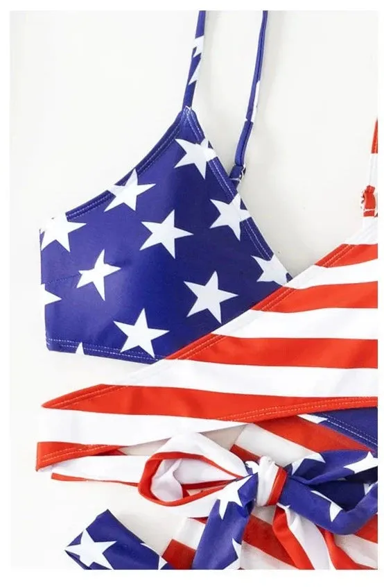 Freedom's Finest American Flag Bikini Set