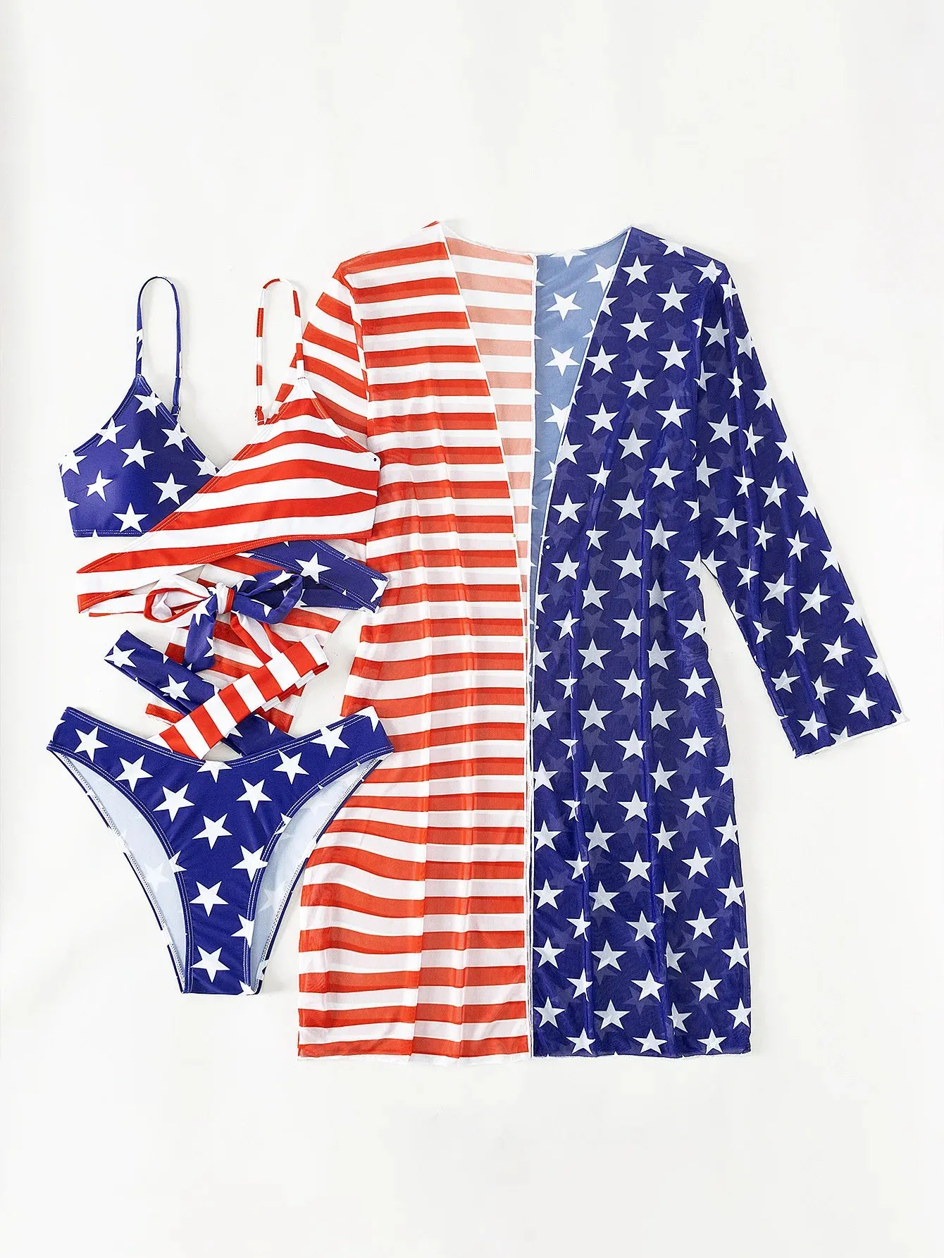 Freedom's Finest American Flag Bikini Set