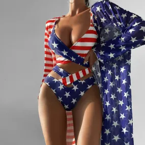 Freedom's Finest American Flag Bikini Set