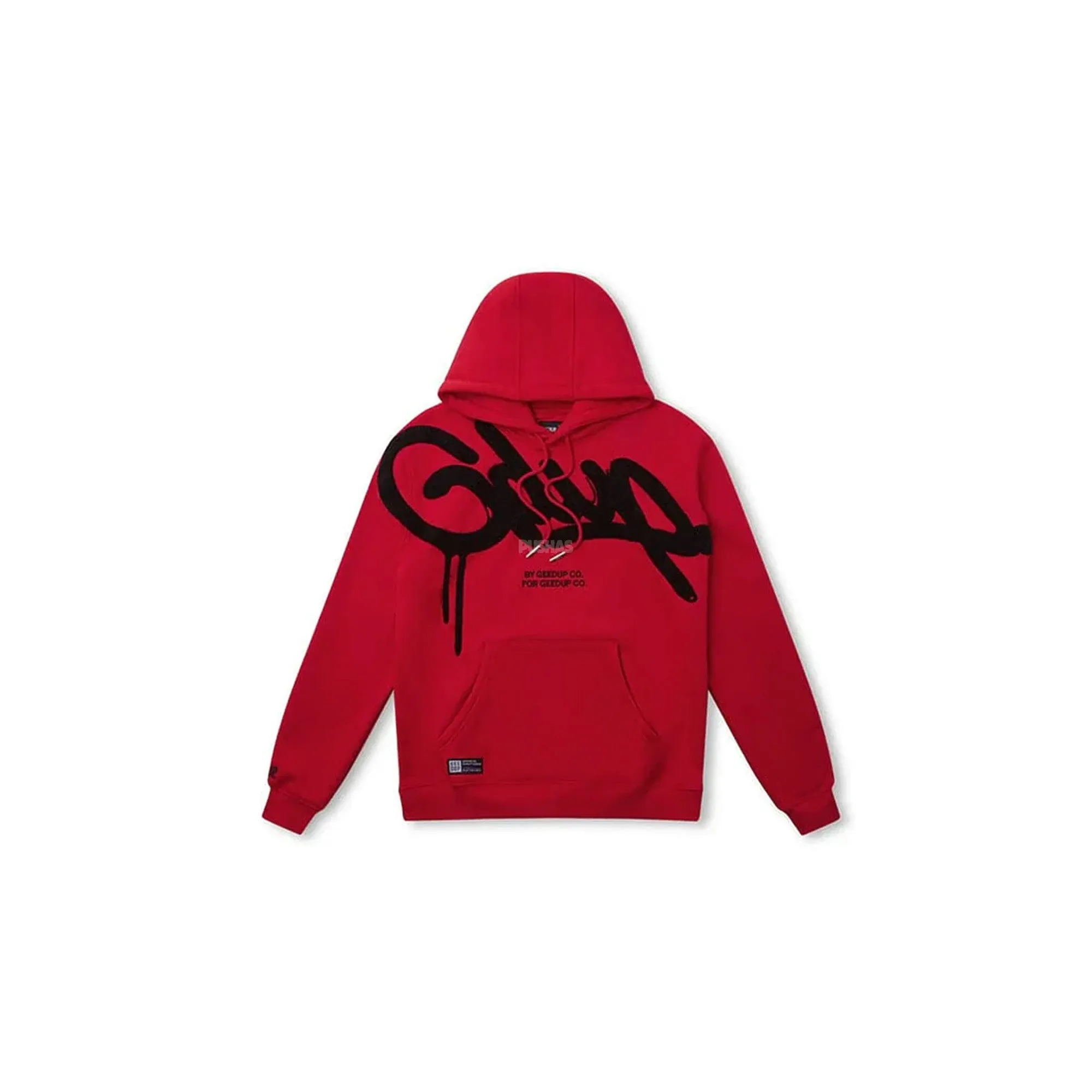 Geedup Handstyle Hoodie 'Red/Black'