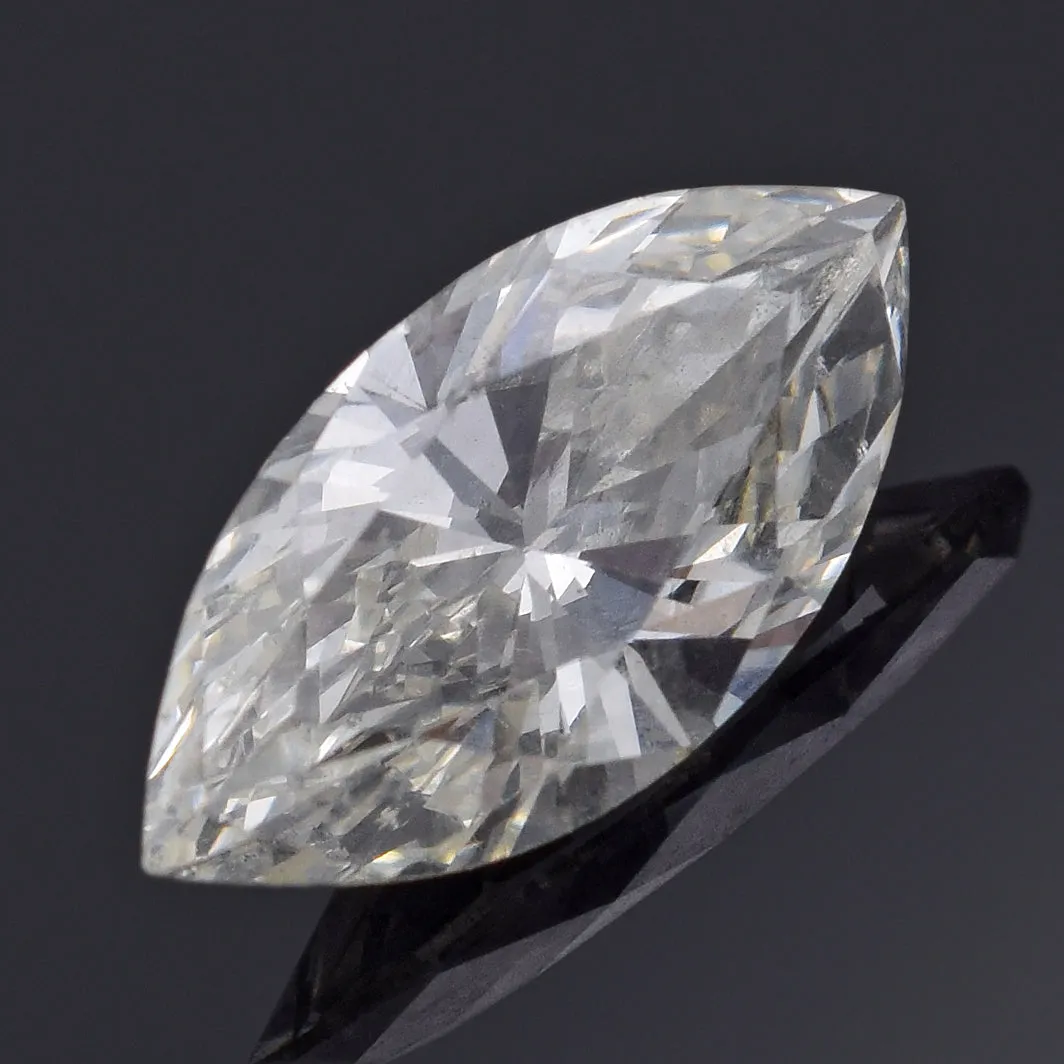 GIA Certified Loose 0.72 Ct L SI2 Marquise Brilliant Diamond 8.99x4.50x2.93 mm