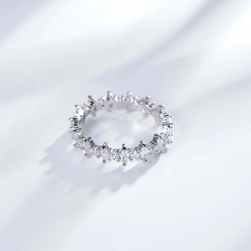 Gorgeous Marquise Cut Highs And Lows Ring