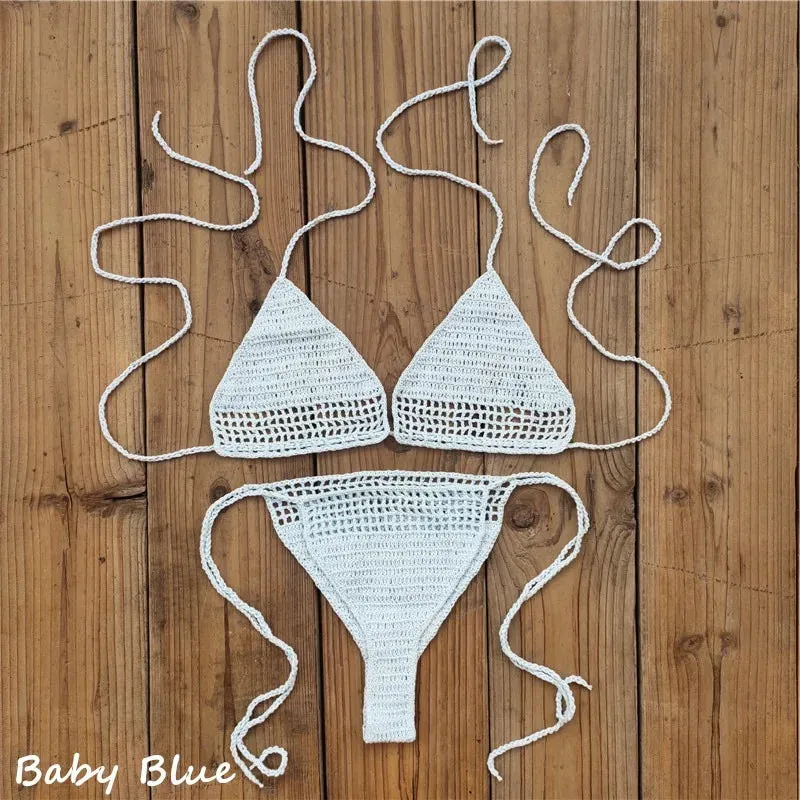 Hand Crochet Mini Bikini Set  micro sexy Bikini set