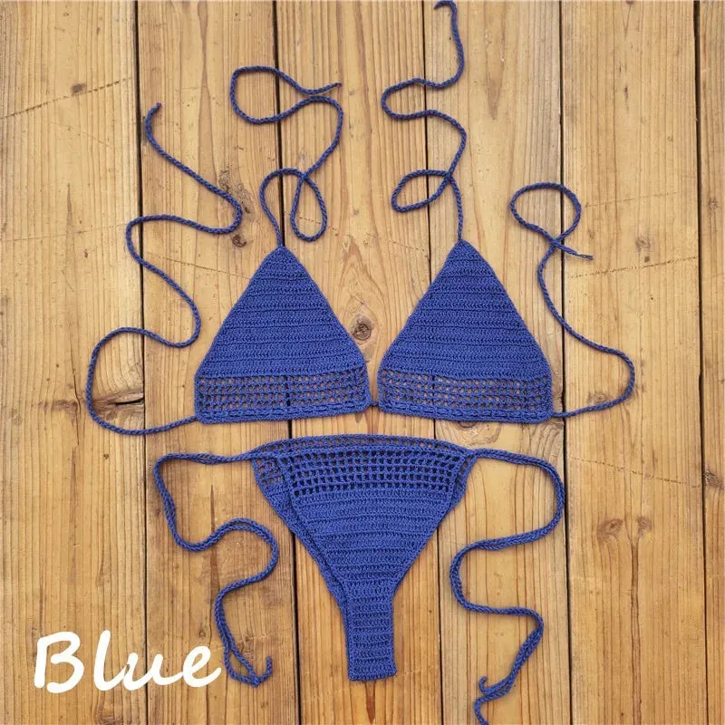 Hand Crochet Mini Bikini Set  micro sexy Bikini set