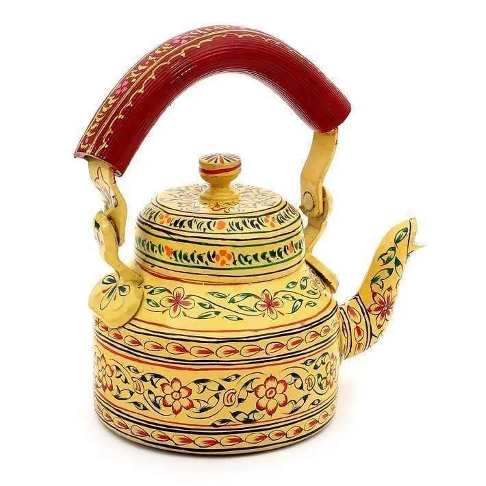 Hand-painted Rajasthani Teapot: Elegance