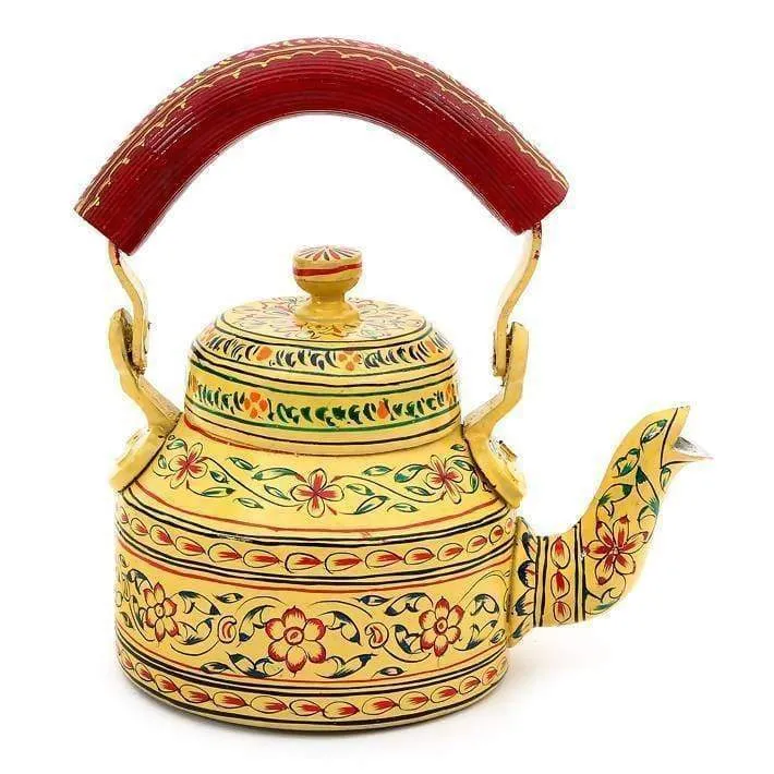 Hand-painted Rajasthani Teapot: Elegance