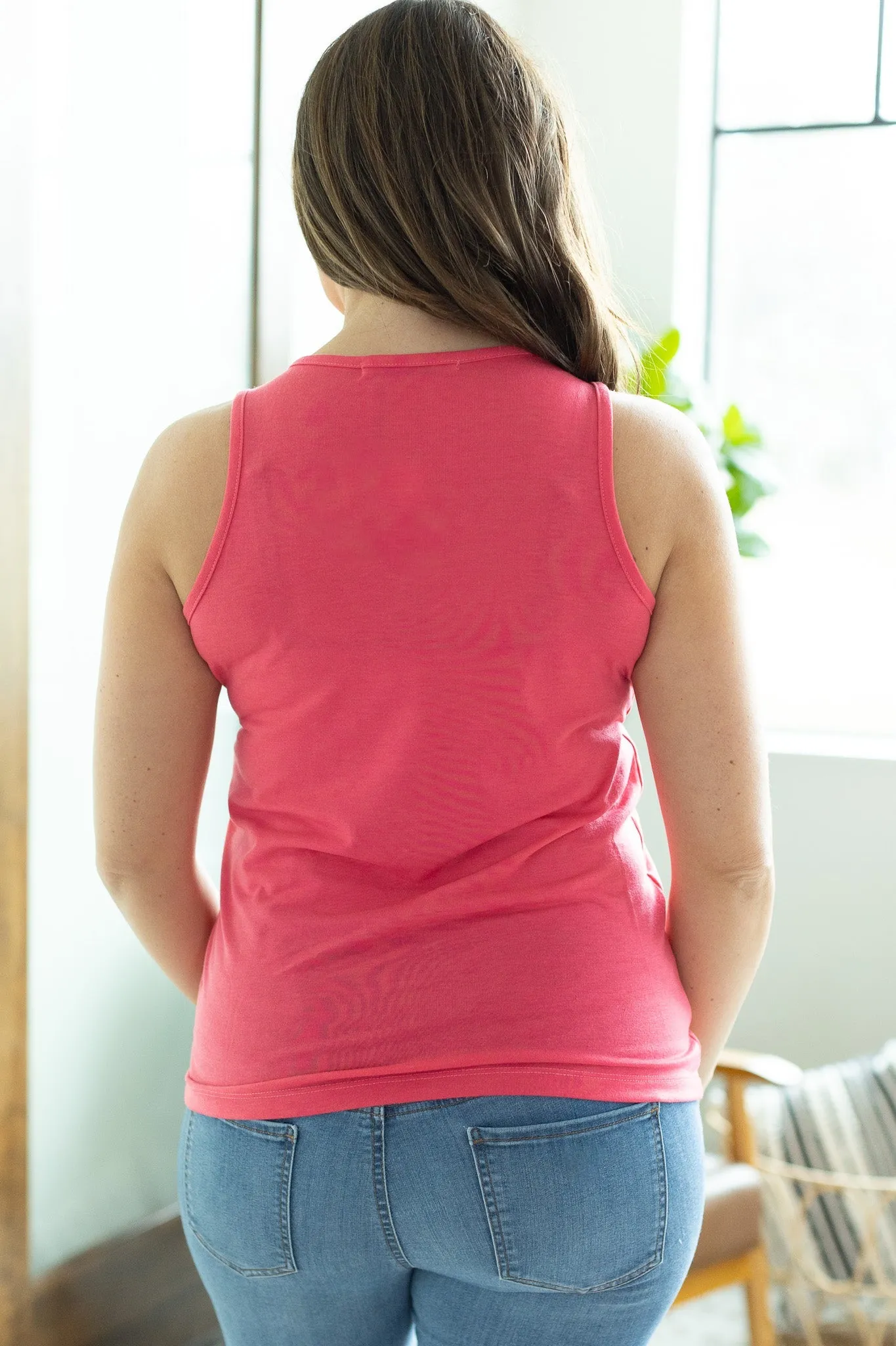 IN STOCK Criss Cross Tank - Pink