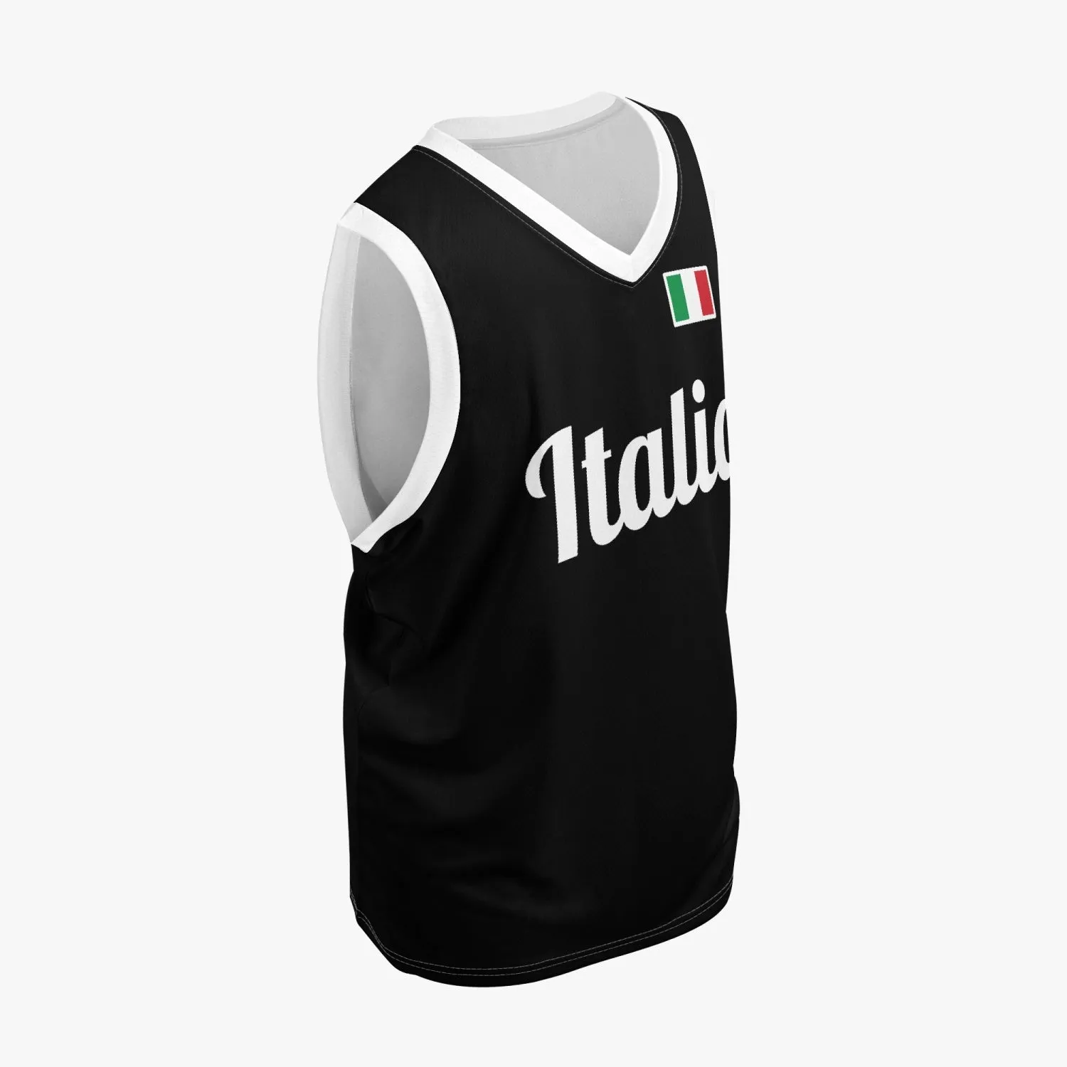 Italy Basketball Jersey Set - Black