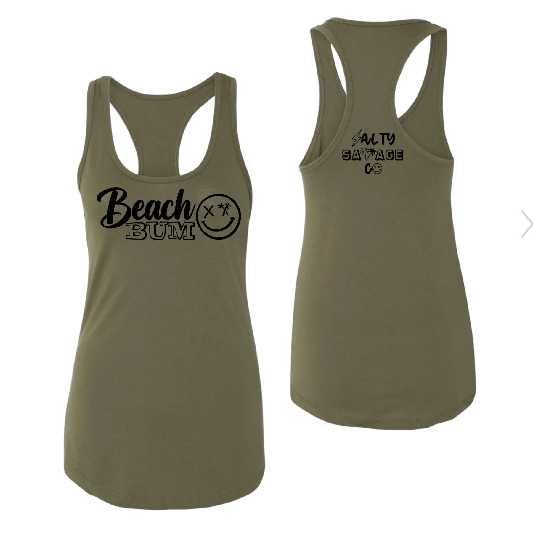 Ladies "BEACH BUM" Racerback Tank