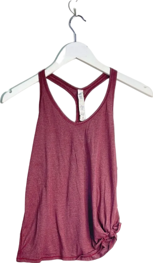 Lululemon Burgundy Tank Top UK 6