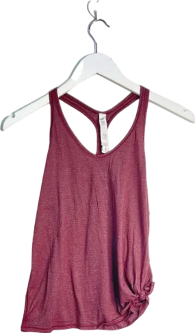 Lululemon Burgundy Tank Top UK 6