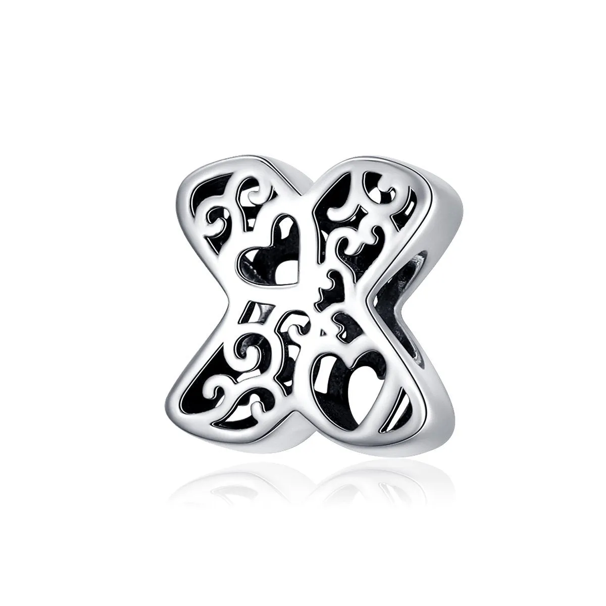 Magic Letters Collection Initial Letter A-Z 925 Sterling Silver Charms for Bracelet