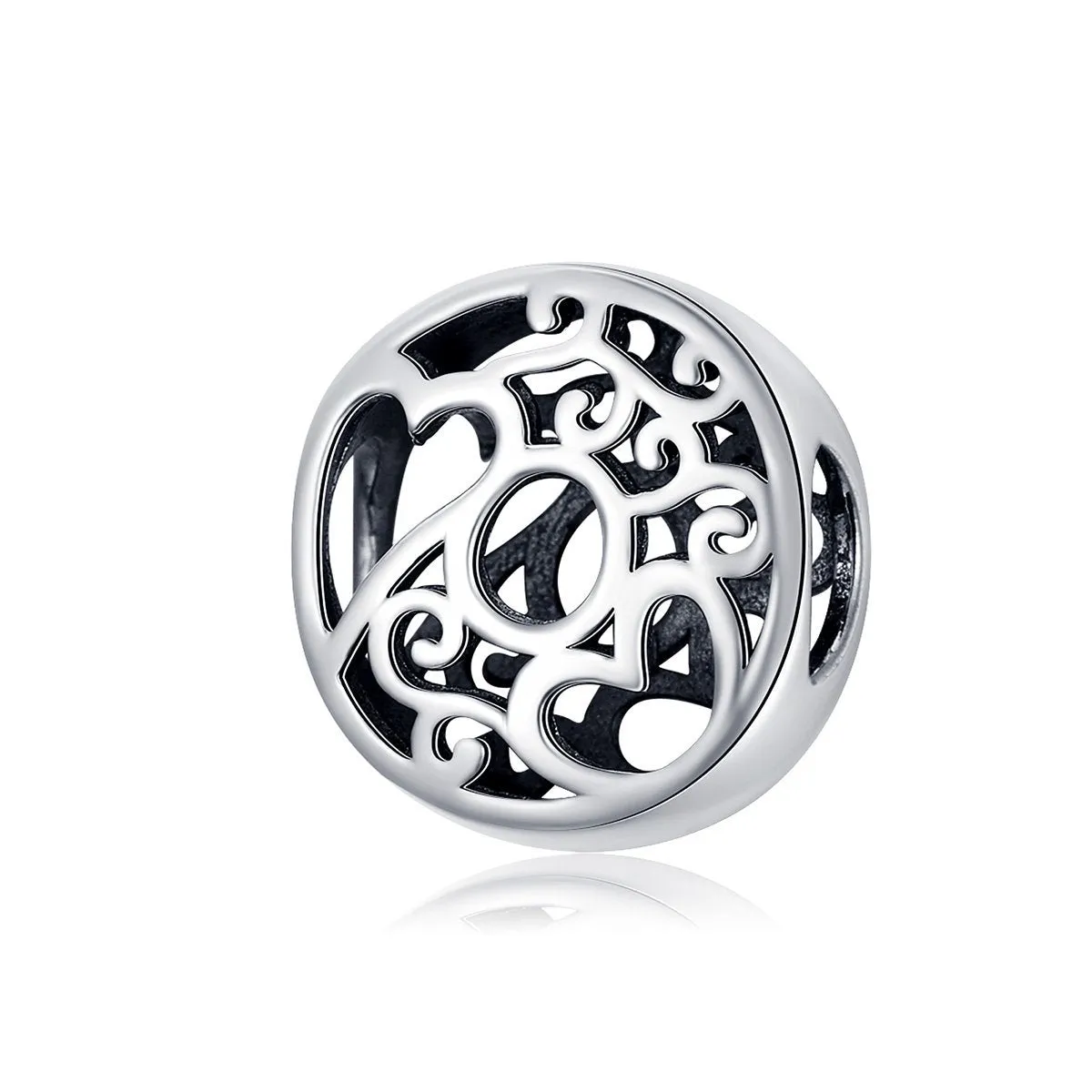 Magic Letters Collection Initial Letter A-Z 925 Sterling Silver Charms for Bracelet