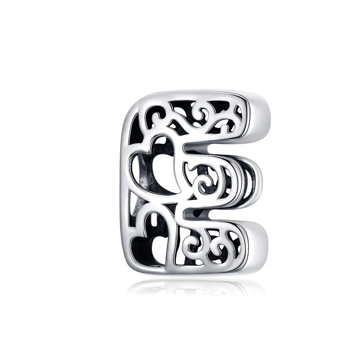 Magic Letters Collection Initial Letter A-Z 925 Sterling Silver Charms for Bracelet