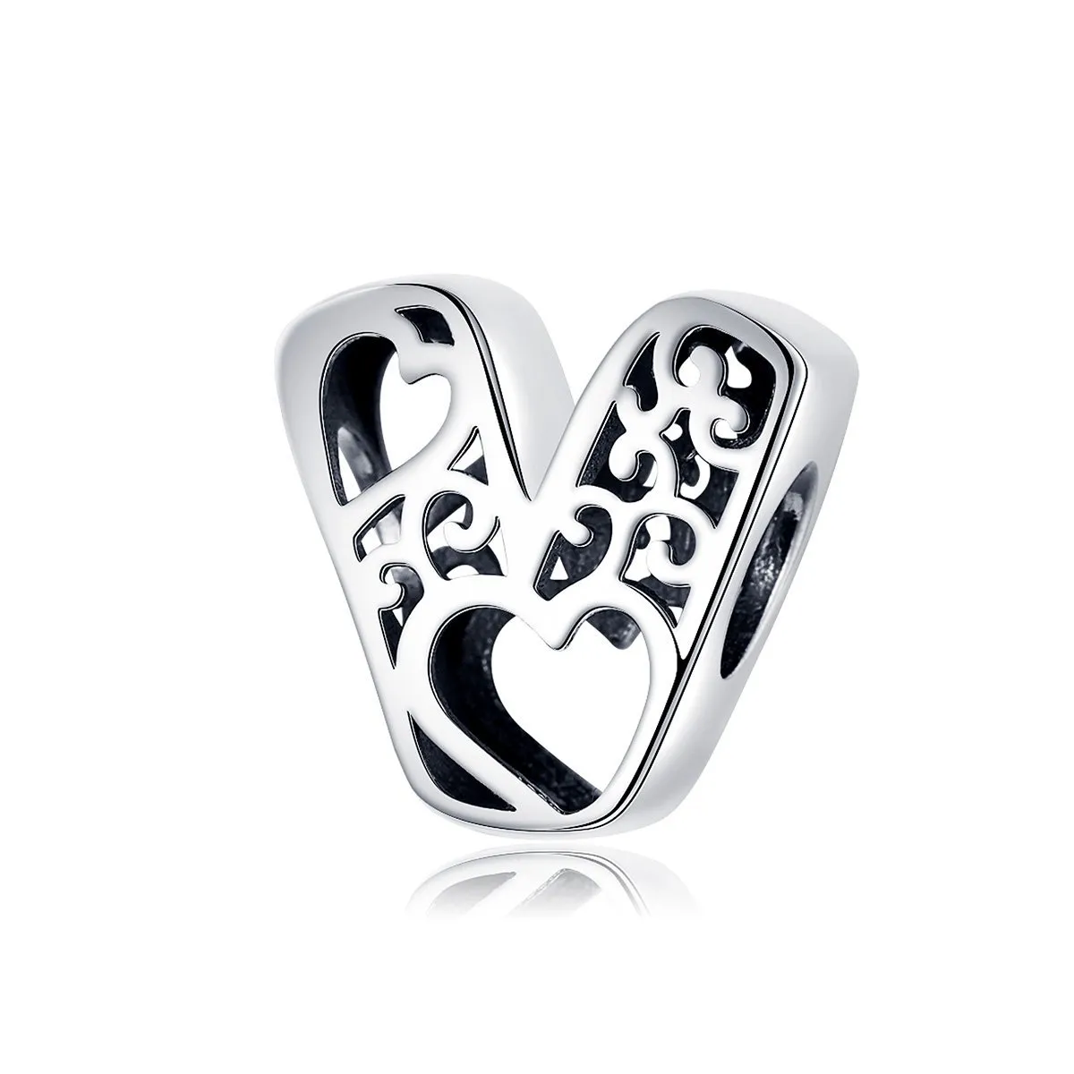 Magic Letters Collection Initial Letter A-Z 925 Sterling Silver Charms for Bracelet